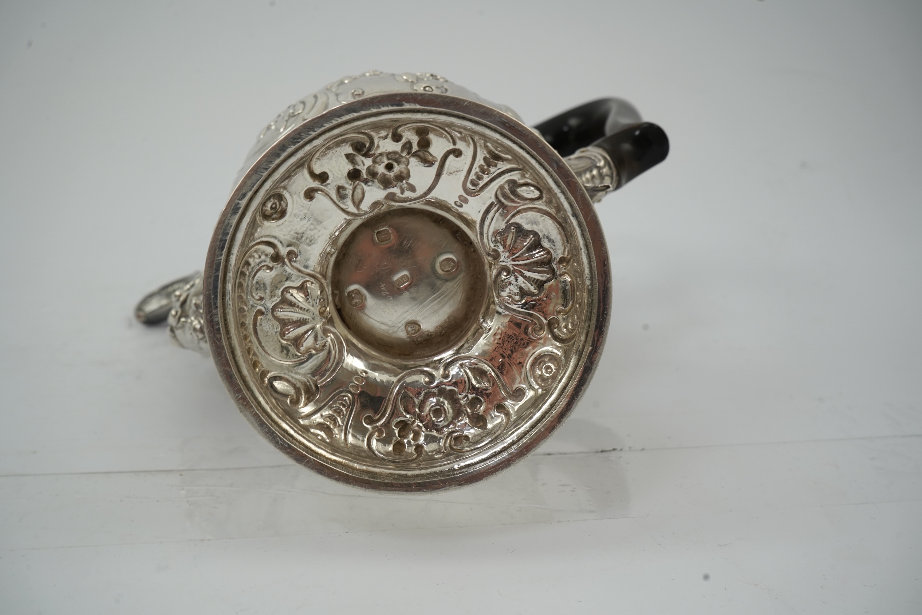 A good Victorian silver baluster coffee pot, by Susanna Cook